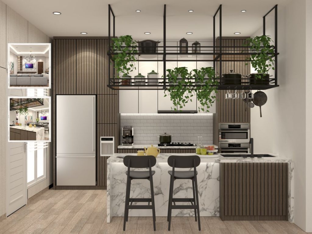 Proyek interior modern luxury tropical