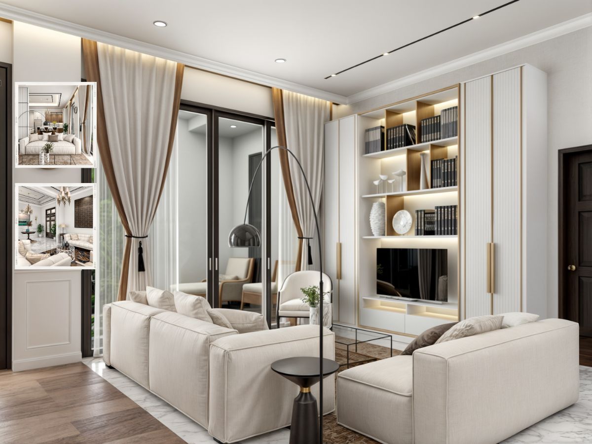 Proyek Interior – Gaya Modern Klasik Elegan Proyek Renovasi Rumah Modern Tropis – Gaya Modern Klasik Elegan - Jasa Kontraktor Interior